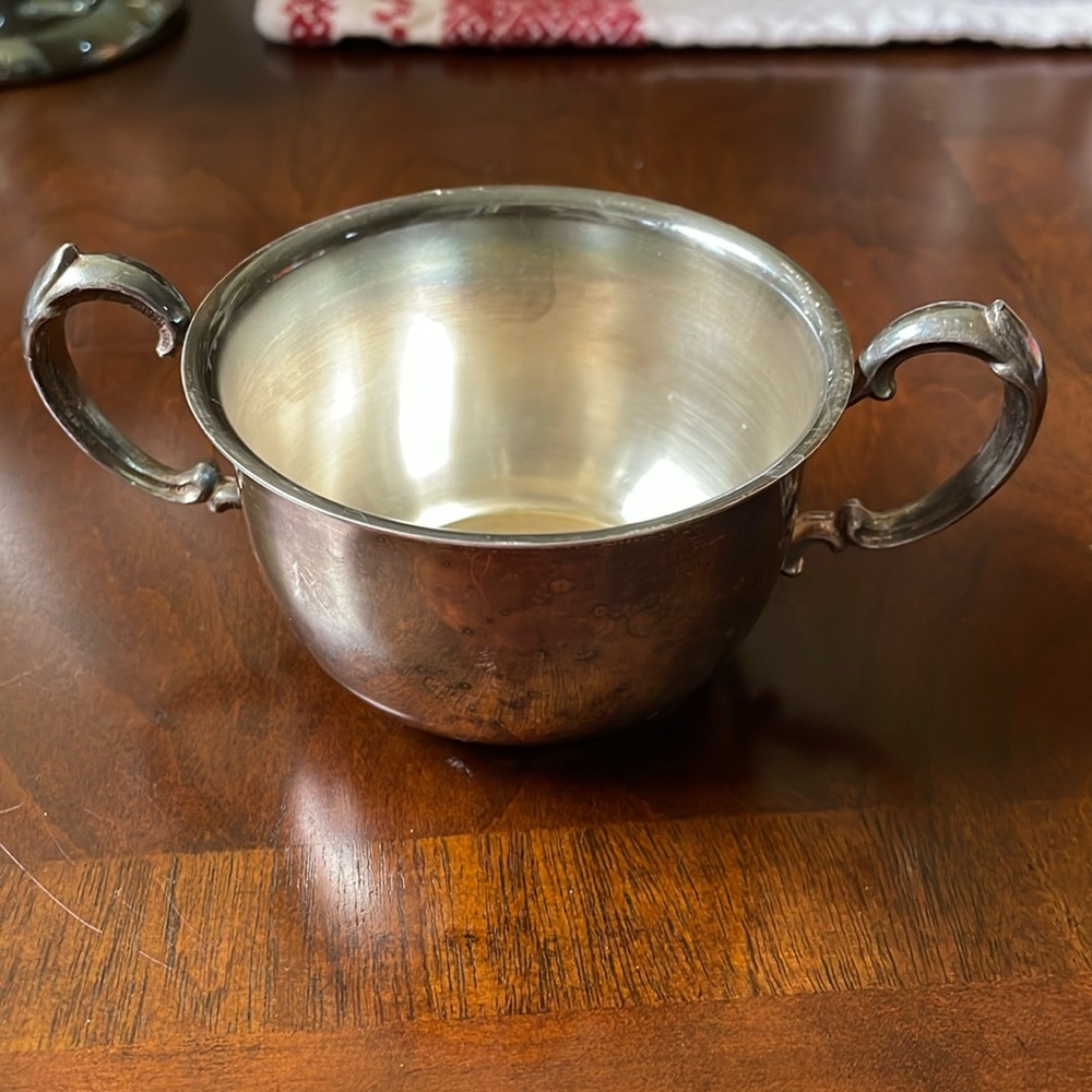 Sheridan EPS Silver plate open sugar bowl